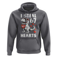 Funny I Steal 67 Hearts Valentines Day Six Seven Meme Hoodie
