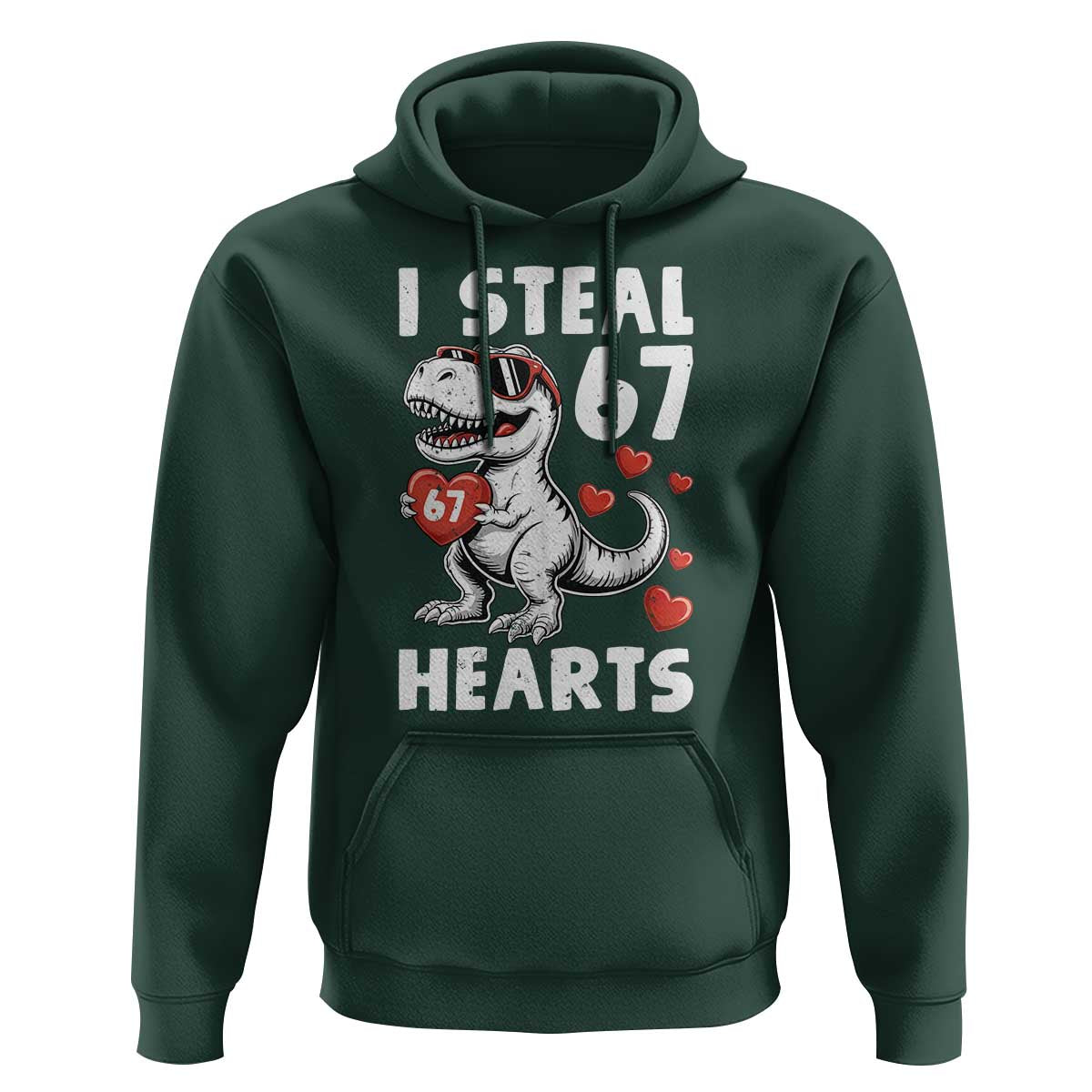 Funny I Steal 67 Hearts Valentines Day Six Seven Meme Hoodie