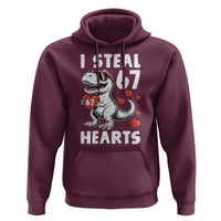 Funny I Steal 67 Hearts Valentines Day Six Seven Meme Hoodie