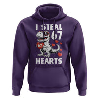 Funny I Steal 67 Hearts Valentines Day Six Seven Meme Hoodie