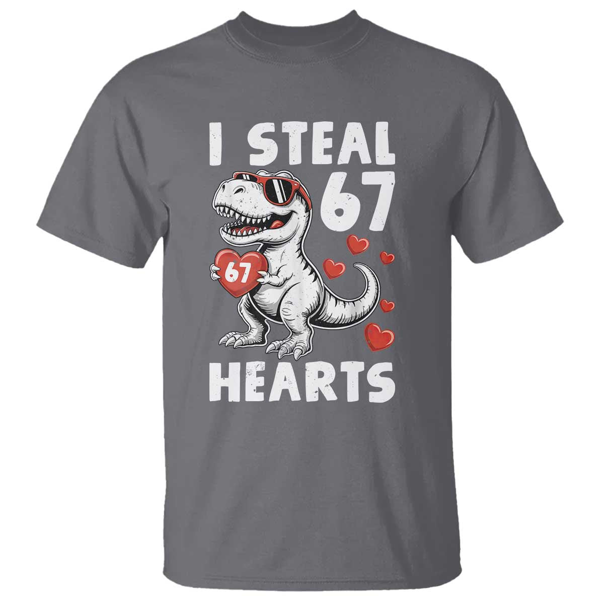 Funny I Steal 67 Hearts Valentines Day Six Seven Meme T Shirt