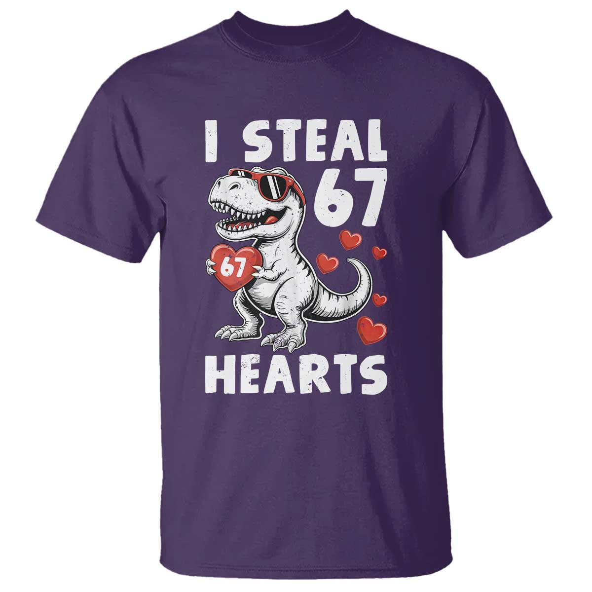 Funny I Steal 67 Hearts Valentines Day Six Seven Meme T Shirt