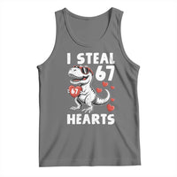 Funny I Steal 67 Hearts Valentines Day Six Seven Meme Tank Top