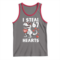 Funny I Steal 67 Hearts Valentines Day Six Seven Meme Tank Top