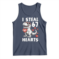 Funny I Steal 67 Hearts Valentines Day Six Seven Meme Tank Top