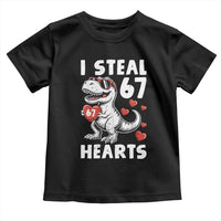 Funny I Steal 67 Hearts Valentines Day Six Seven Meme Toddler T Shirt