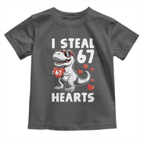 Funny I Steal 67 Hearts Valentines Day Six Seven Meme Toddler T Shirt