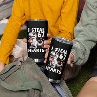 Funny I Steal 67 Hearts Valentines Day Six Seven Meme Tumbler Cup