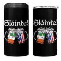 Funny St Patrick's Day Beer Drinking Slainte 4 in 1 Can Cooler Tumbler Irish American Beer - Wonder Print Shop