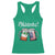 Funny St Patrick's Day Beer Drinking Slainte Racerback Tank Top Irish American Beer