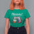 Funny St Patrick's Day Beer Drinking Slainte T Shirt For Women Irish American Beer