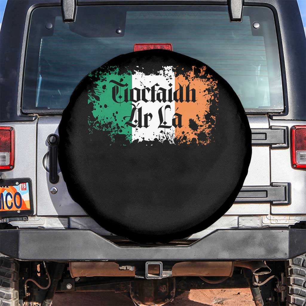 Tiocfaidh Ar La Spare Tire Cover Vintage Irish Ireland Flag