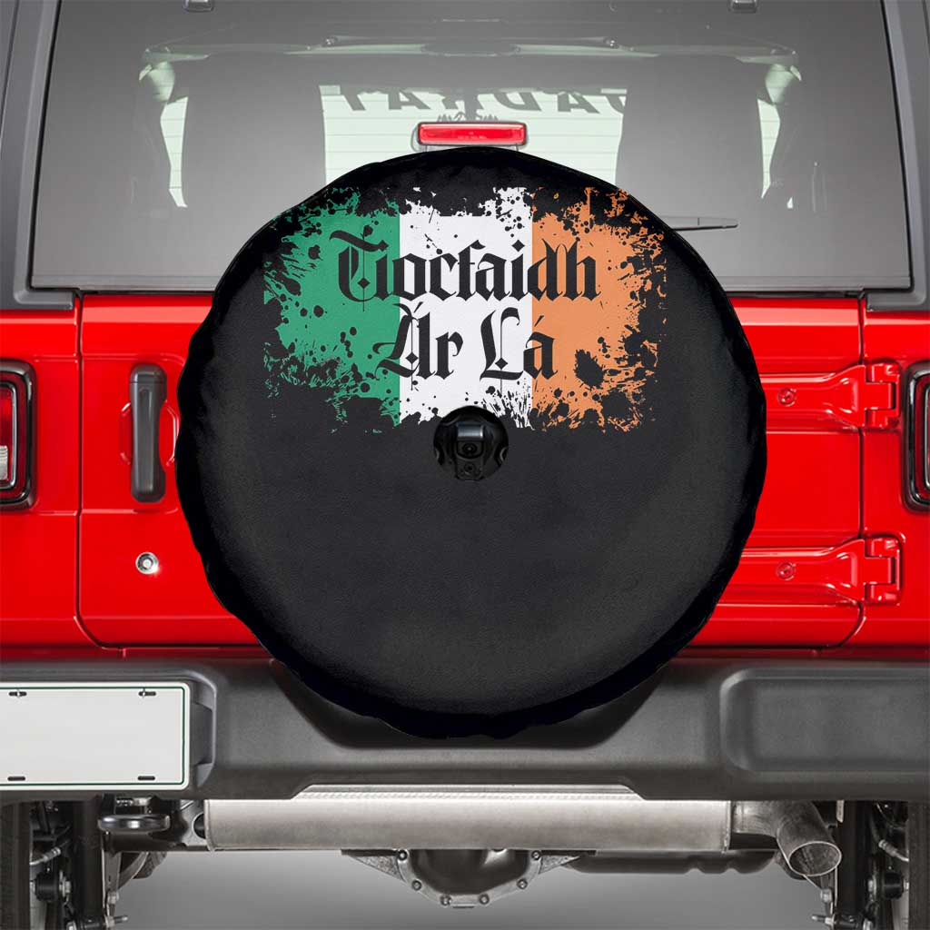 Tiocfaidh Ar La Spare Tire Cover Vintage Irish Ireland Flag