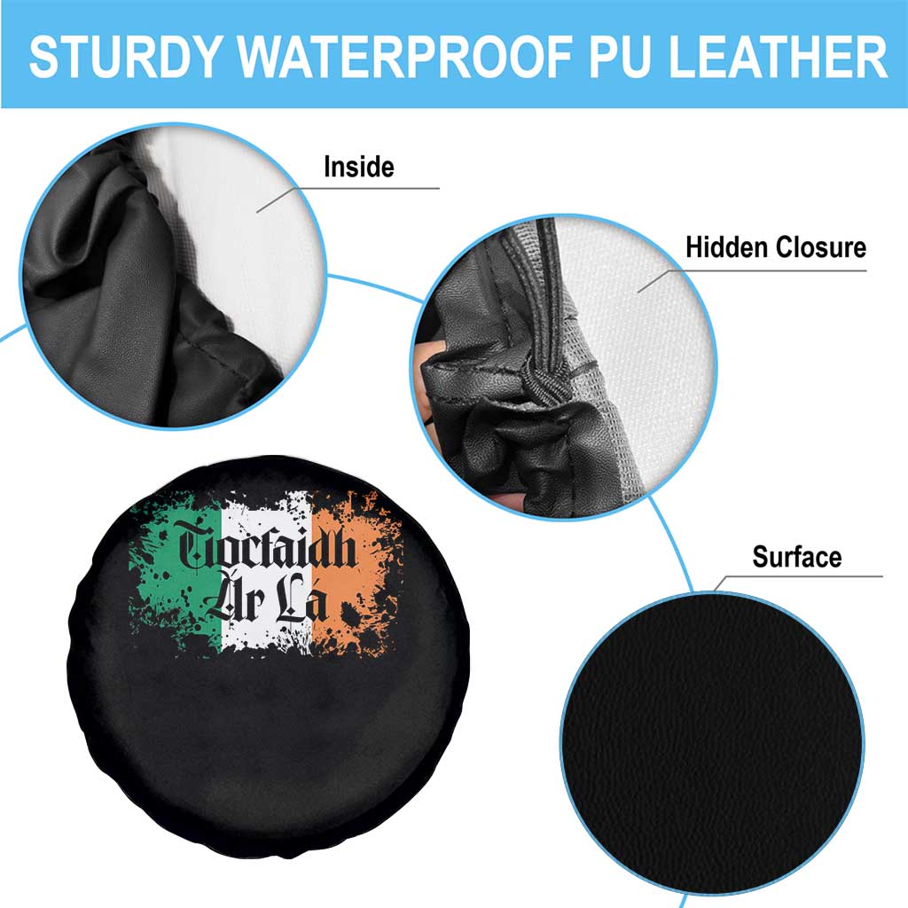 Tiocfaidh Ar La Spare Tire Cover Vintage Irish Ireland Flag