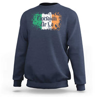Tiocfaidh Ar La Sweatshirt Vintage Irish Ireland Flag