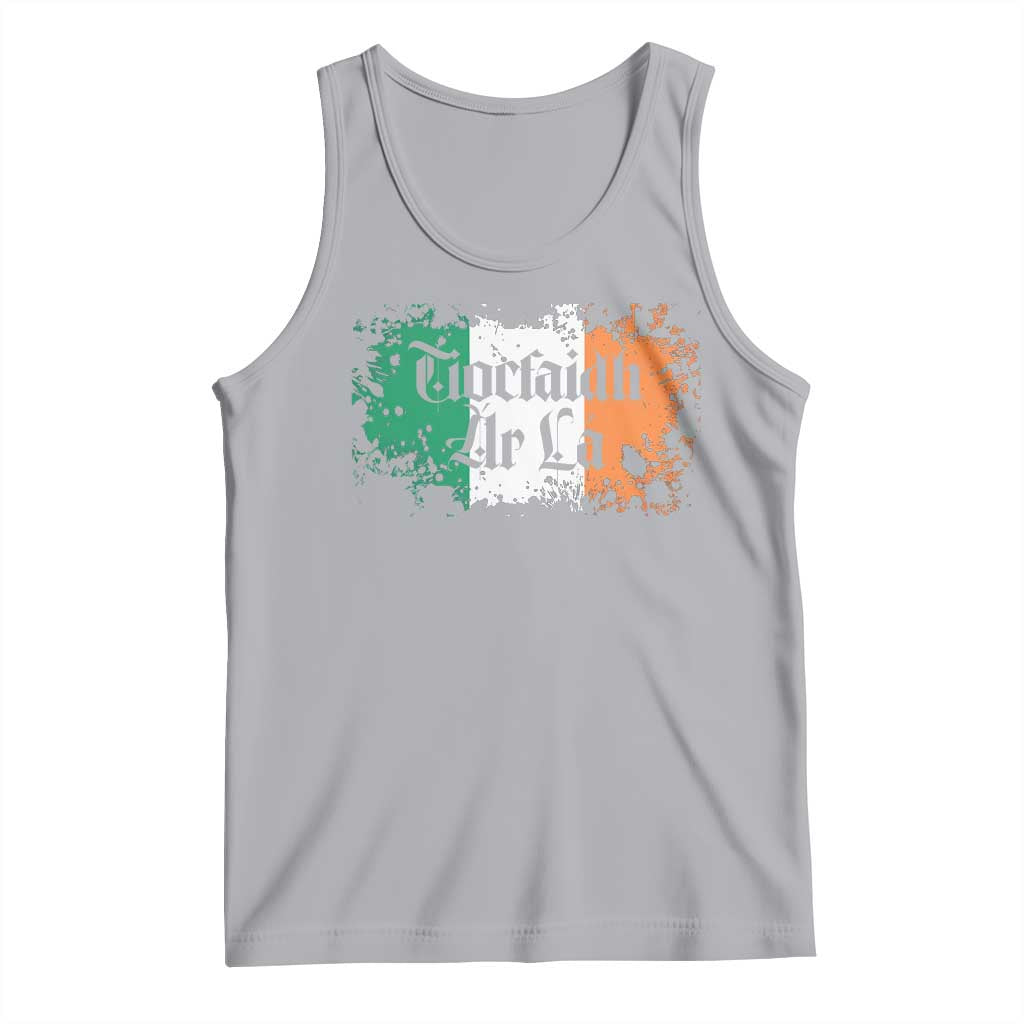 Tiocfaidh Ar La Tank Top Vintage Irish Ireland Flag