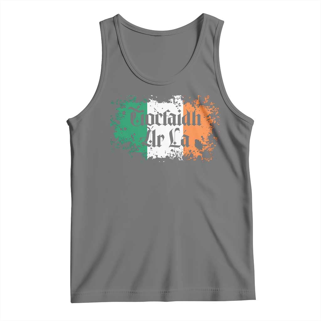 Tiocfaidh Ar La Tank Top Vintage Irish Ireland Flag
