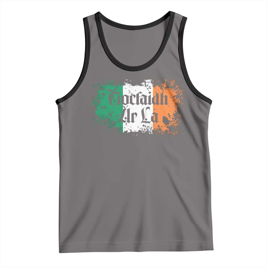 Tiocfaidh Ar La Tank Top Vintage Irish Ireland Flag