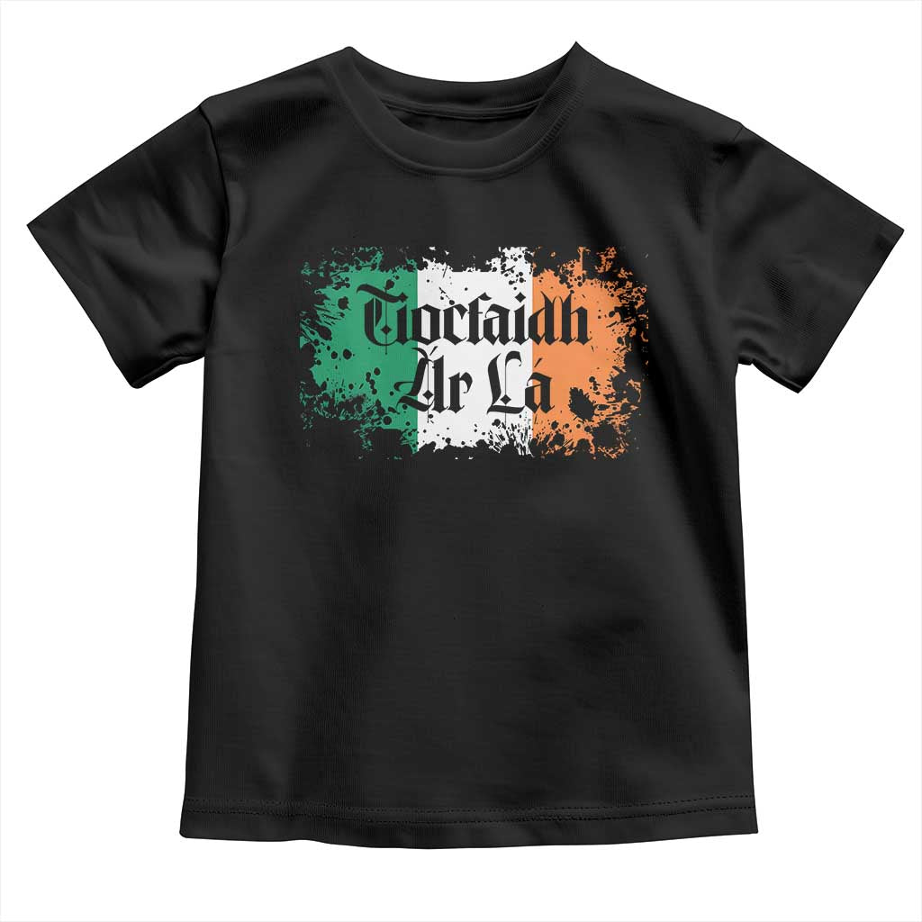 Tiocfaidh Ar La Toddler T Shirt Vintage Irish Ireland Flag
