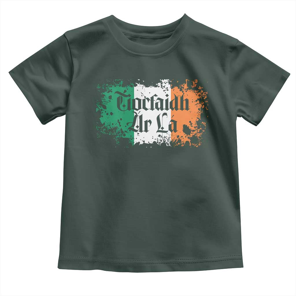 Tiocfaidh Ar La Toddler T Shirt Vintage Irish Ireland Flag