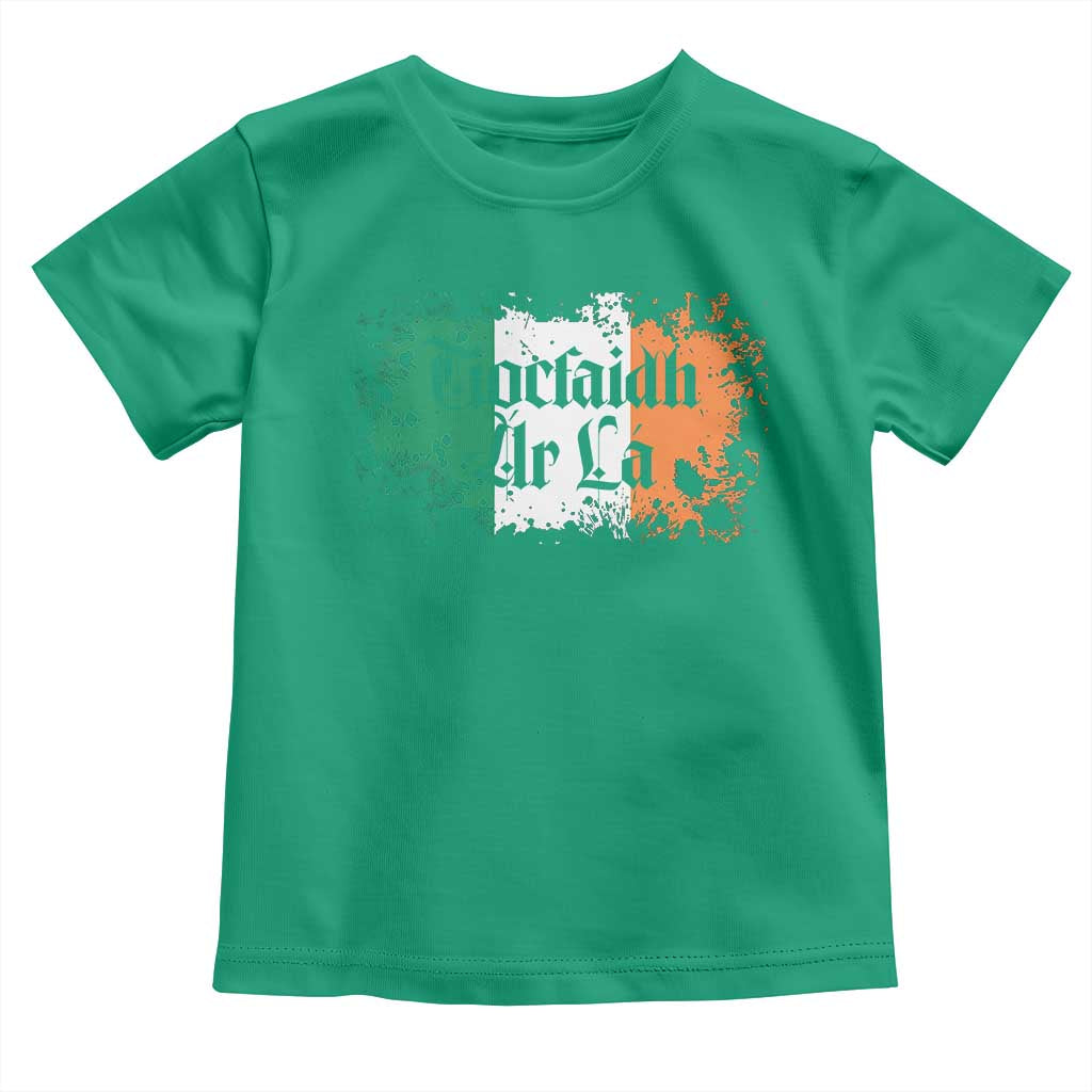 Tiocfaidh Ar La Toddler T Shirt Vintage Irish Ireland Flag