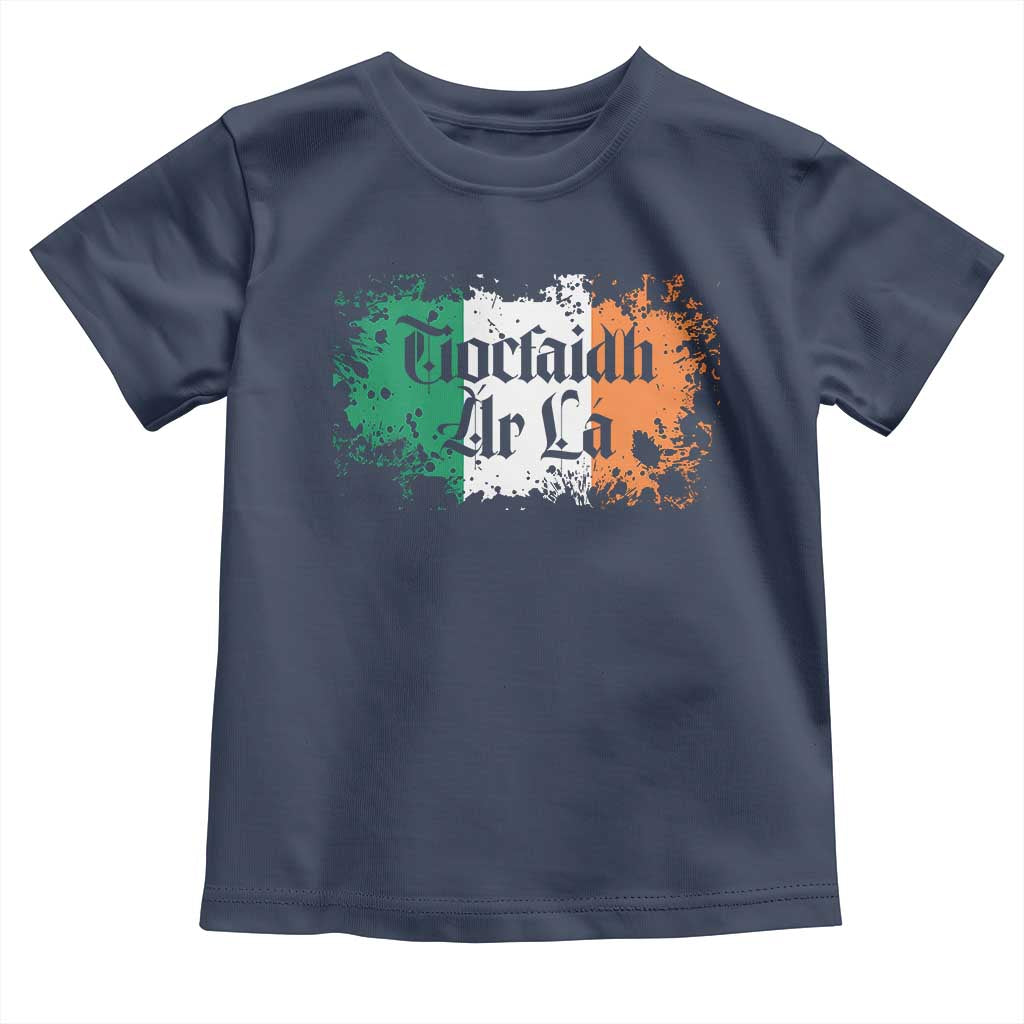 Tiocfaidh Ar La Toddler T Shirt Vintage Irish Ireland Flag
