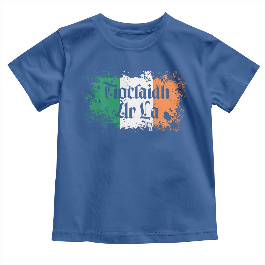 Tiocfaidh Ar La Toddler T Shirt Vintage Irish Ireland Flag