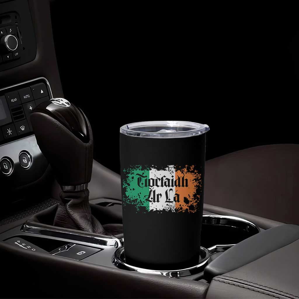 Tiocfaidh Ar La Tumbler Cup Vintage Irish Ireland Flag