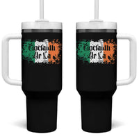 Tiocfaidh Ar La Tumbler With Handle Vintage Irish Ireland Flag