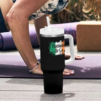 Tiocfaidh Ar La Tumbler With Handle Vintage Irish Ireland Flag