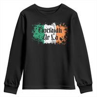 Tiocfaidh Ar La Youth Sweatshirt Vintage Irish Ireland Flag