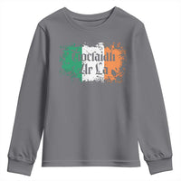 Tiocfaidh Ar La Youth Sweatshirt Vintage Irish Ireland Flag