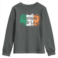 Tiocfaidh Ar La Youth Sweatshirt Vintage Irish Ireland Flag