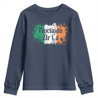 Tiocfaidh Ar La Youth Sweatshirt Vintage Irish Ireland Flag