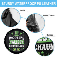Funny World's Tallest Leprechaun St Patrick's Day Spare Tire Cover Shamrock
