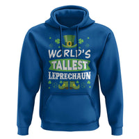 Funny World's Tallest Leprechaun St Patrick's Day Hoodie Shamrock