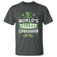 Funny World's Tallest Leprechaun St Patrick's Day T Shirt Shamrock