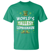 Funny World's Tallest Leprechaun St Patrick's Day T Shirt Shamrock