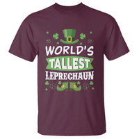 Funny World's Tallest Leprechaun St Patrick's Day T Shirt Shamrock
