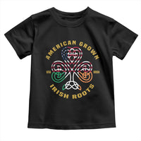 American Grown With Irish Roots Toddler T Shirt Irish American Shamrock