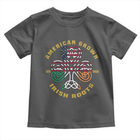 American Grown With Irish Roots Toddler T Shirt Irish American Shamrock