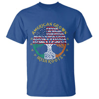 American Grown With Irish Roots T Shirt Irish American Tree