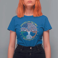 American Grown With Irish Roots T Shirt For Women Irish American Tree