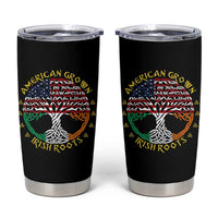 American Grown With Irish Roots Tumbler Cup Irish American Tree