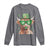 Funny St Patrick's Day Highland Cow Shamrock Long Sleeve Shirt