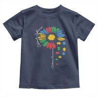 Autism Awareness Celebrate Differences Toddler T Shirt Sunflower Puzzle Pieces