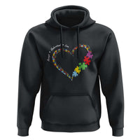 Autism Awareness Accept Understand Love Hoodie Love Heart Puzzle Pieces
