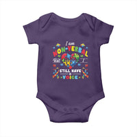 I Am Non Verbal But I Still Have A Voice Autism Awareness Baby Onesie Heart Puzzle