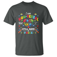 I Am Non Verbal But I Still Have A Voice Autism Awareness T Shirt Heart Puzzle