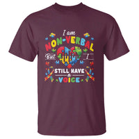 I Am Non Verbal But I Still Have A Voice Autism Awareness T Shirt Heart Puzzle
